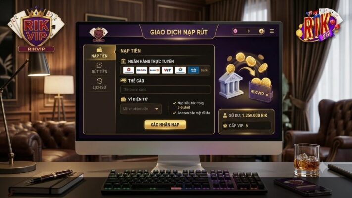 Nạp rút tiền tại Nhà cái RIPVP