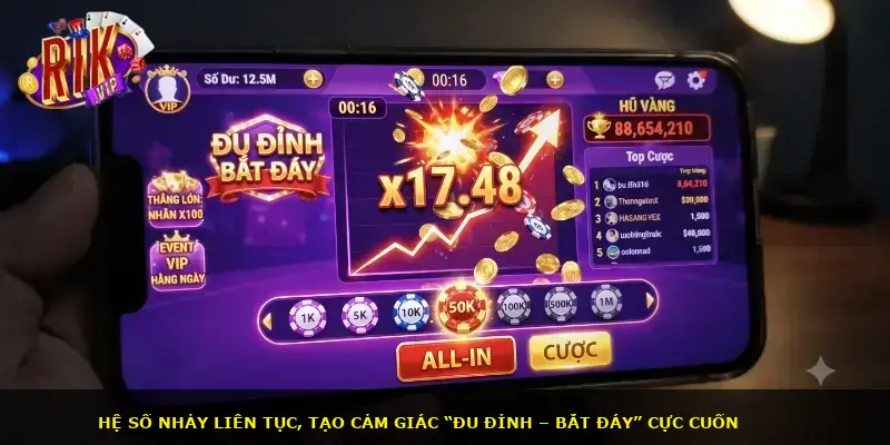 Đu đỉnh bắt đáy Rikvip - ảnh 2
