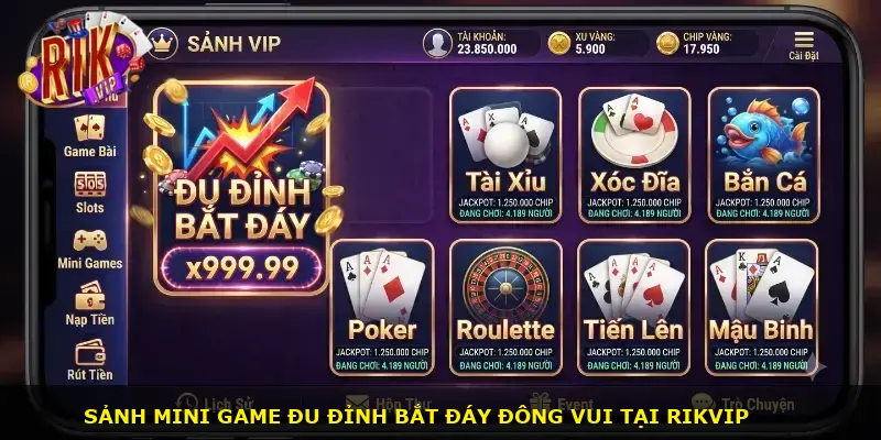 Đu đỉnh bắt đáy Rikvip - ảnh 1