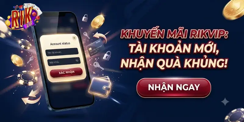 Khuyến mãi Rikvip hấp dẫn cho hội viên mới và ưu đãi cực chất mỗi ngày
