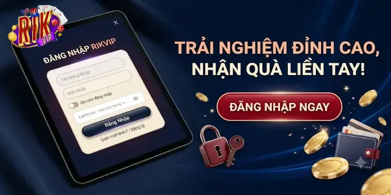 Đăng nhập Rikvip dễ dàng, bảo mật an toàn cho mọi trải nghiệm cá cược của bạn