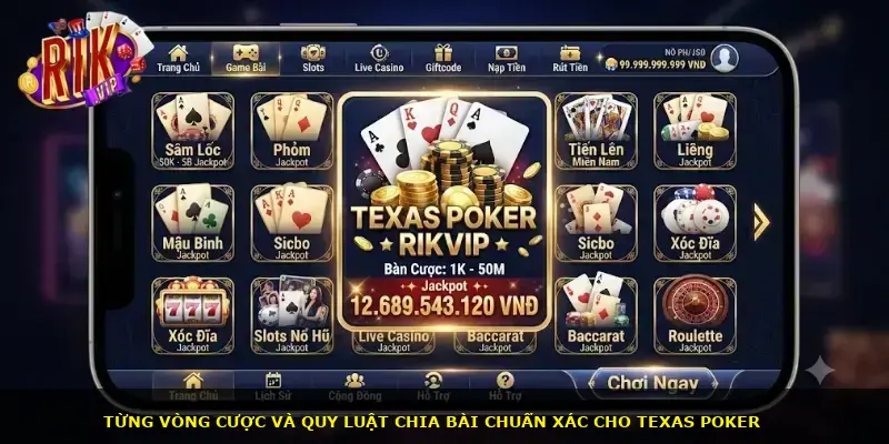 Texas poker Rikvip - ảnh 2