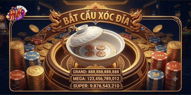 Xóc đĩa mini Rikvip: khám phá game nhanh, luật chơi đơn giản, các cửa cược cơ bản. Học mẹo soi cầu, chốt lệnh khôn ngoan để ăn tiền thật, về bờ nhanh